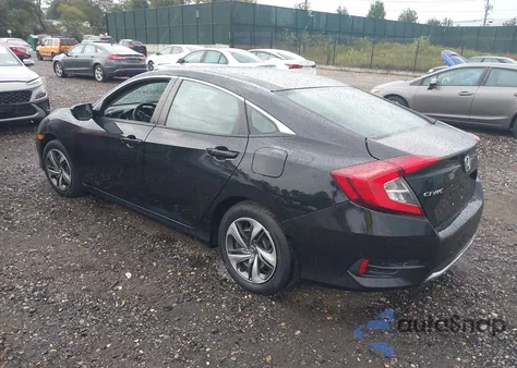 2020 Honda Civic Lx z USA, uszkodzony, nr VIN 19XFC2F6XLE215437
